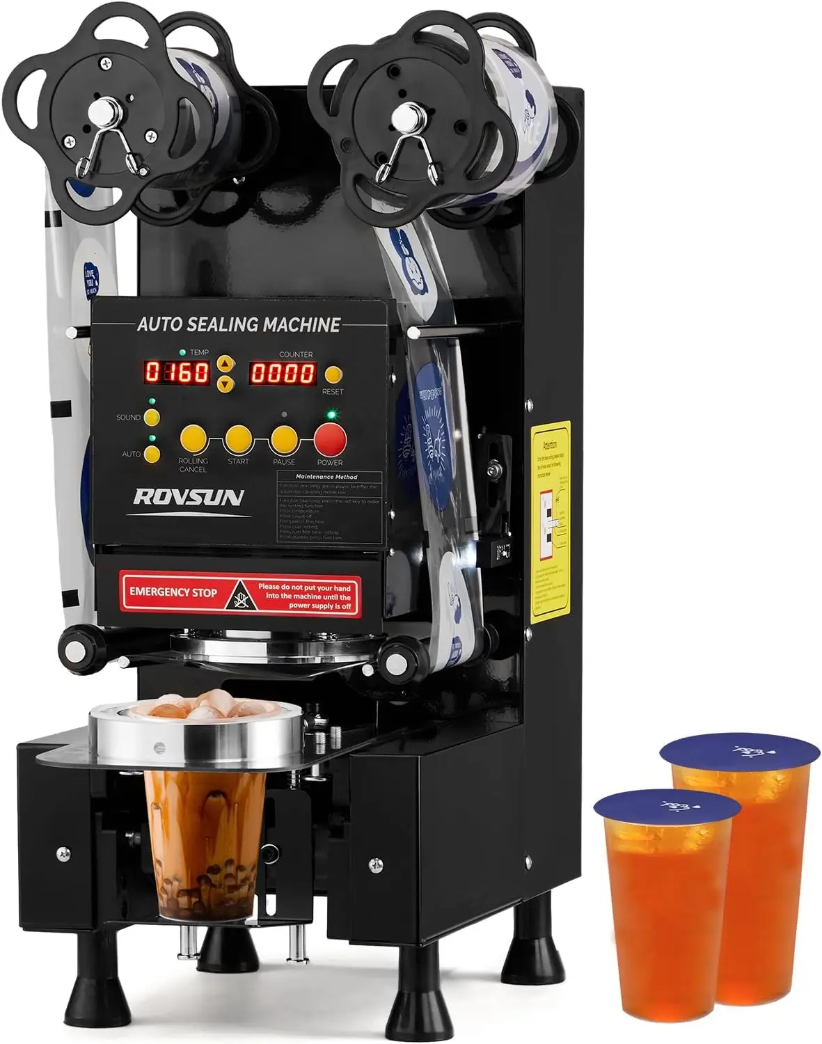 Coffee Tea Difference - Automatic Cup Sealing Machine For Bubble