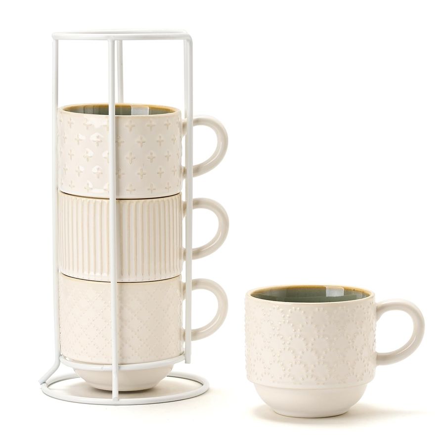 Coffee Tea Difference - HOME Large Ceramic Coffee Mug Set