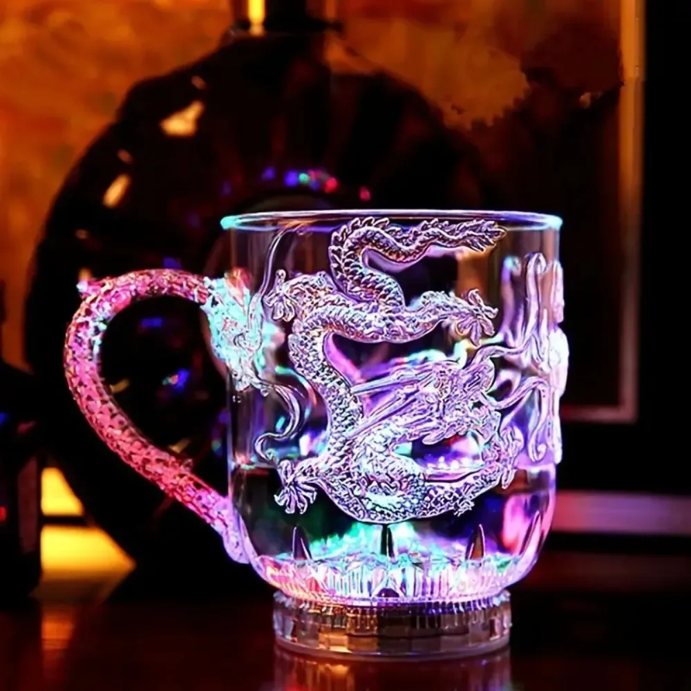Coffee Tea Exchange - 1pcs Color-Changing Luminous LED Dragon Cup