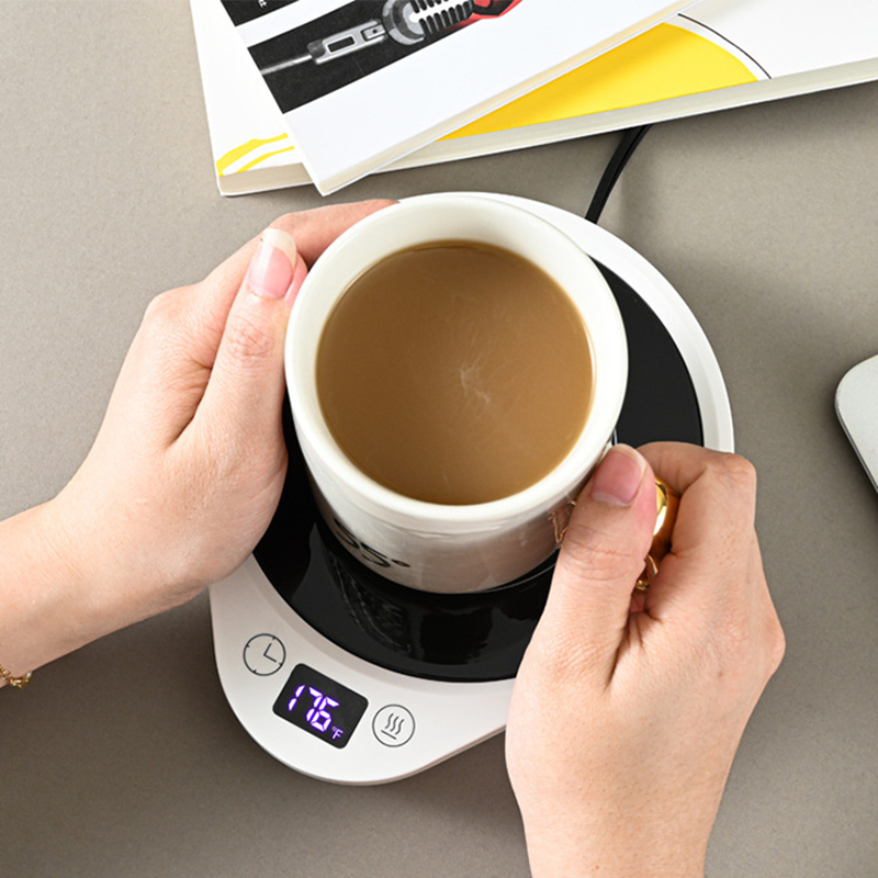 Coffee Tea Water Heater - 110-240V Household Electric Heating Coaster Milk