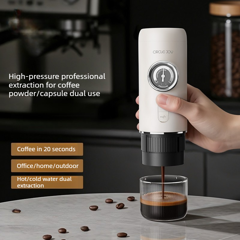 Coffee & Tea Restaurant - Portable Espresso Machine 20Bar Pressure Automatic