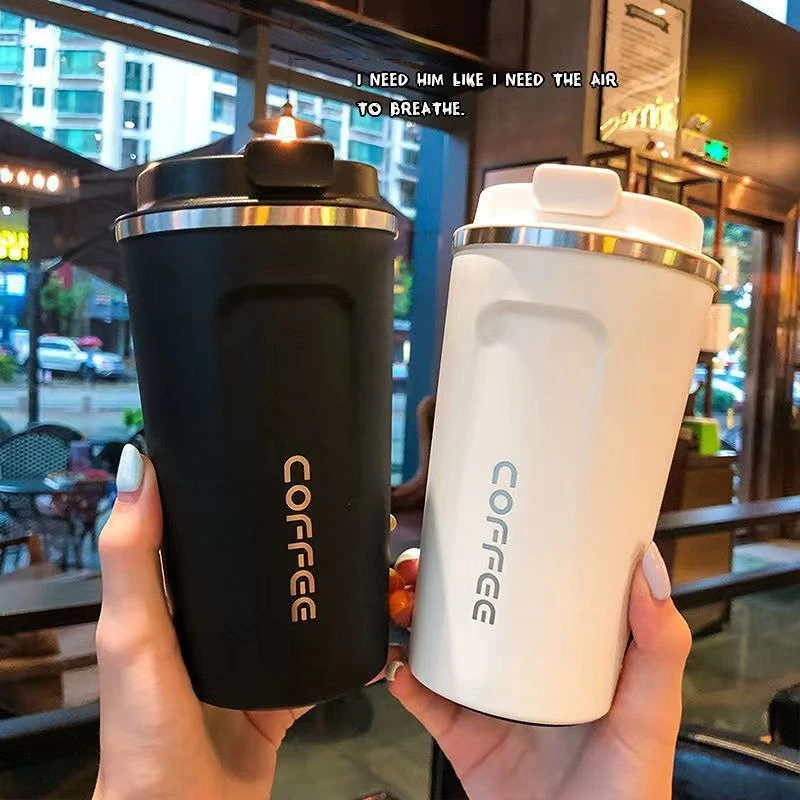 Coffee Tea Exchange - 380/510ml Stainless Steel Coffee Cup Travel