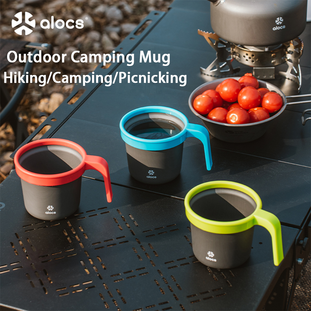 Coffee Tea Exchange - ALOCS Ultralight Aluminum Camping Cup Portable