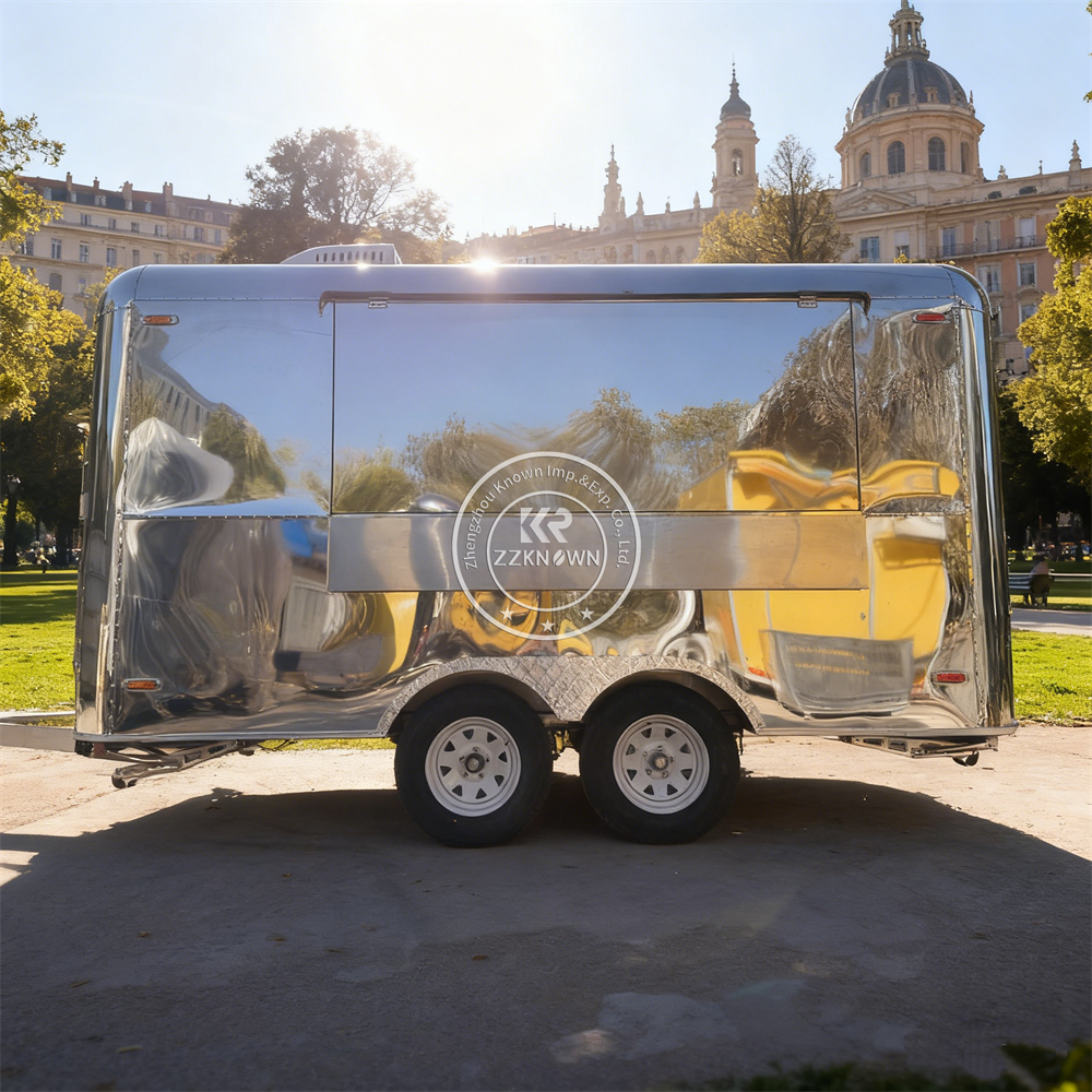 Coffee Tea Van - Street Stainless Steel Mobile Snack Bubble