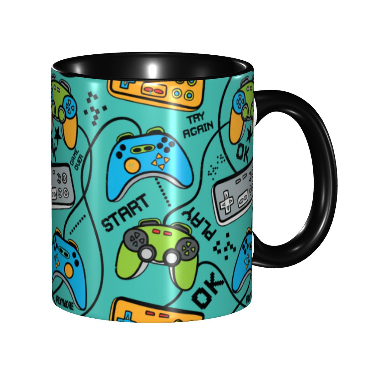 Coffee Tea Game - Custom Game Controller Mug DIY Gamer