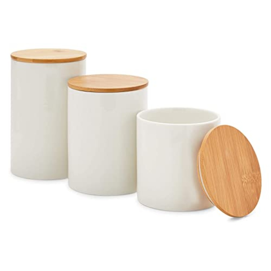 Coffee Tea Set - Ceramic Canisters - Coffee Canisters with