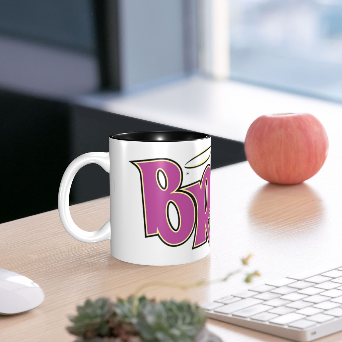 Coffee Tea Logo - Bratz Logo Mug Funny Ceramic Coffee