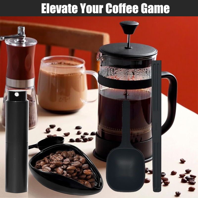 Coffee Bean Dosing Cup and Spo - مراجعة Coffee Tea Set وسعره