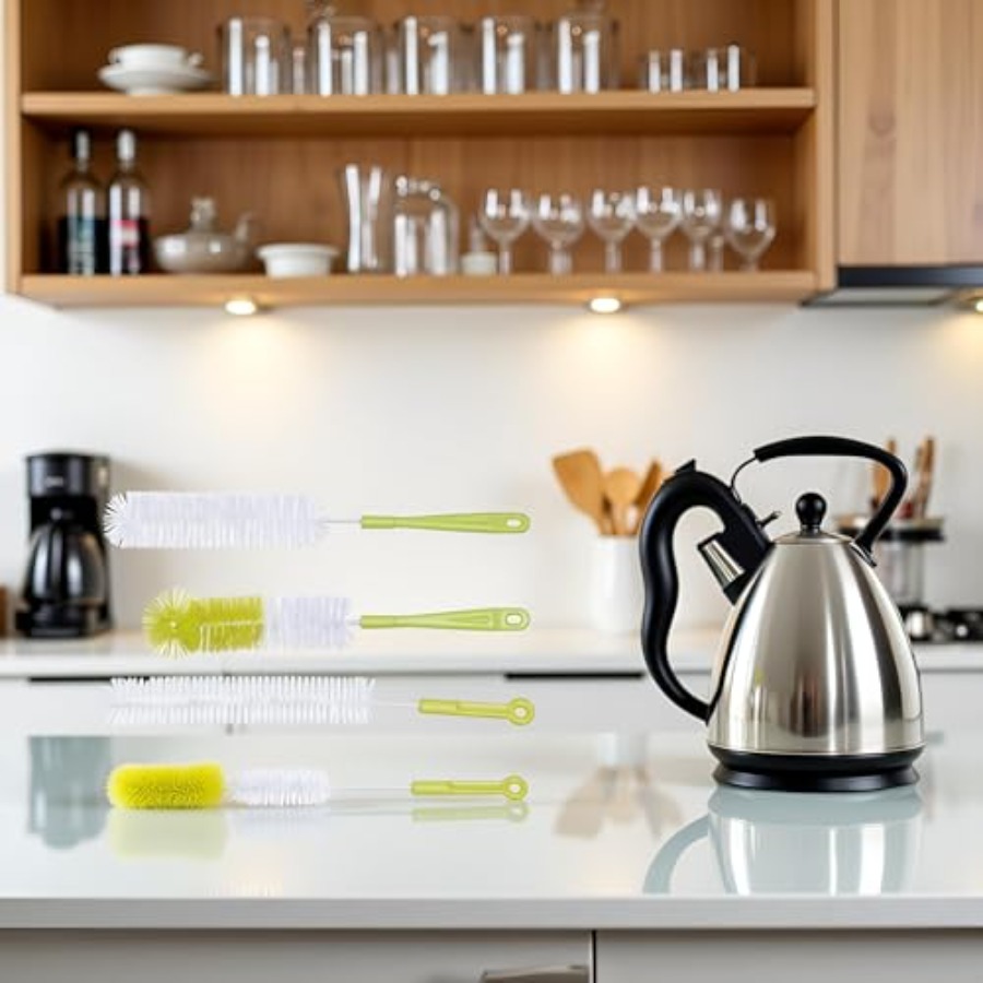 4 Pcs Bottle Cleaning Brush Se - مراجعة Coffee Tea Difference وسعره