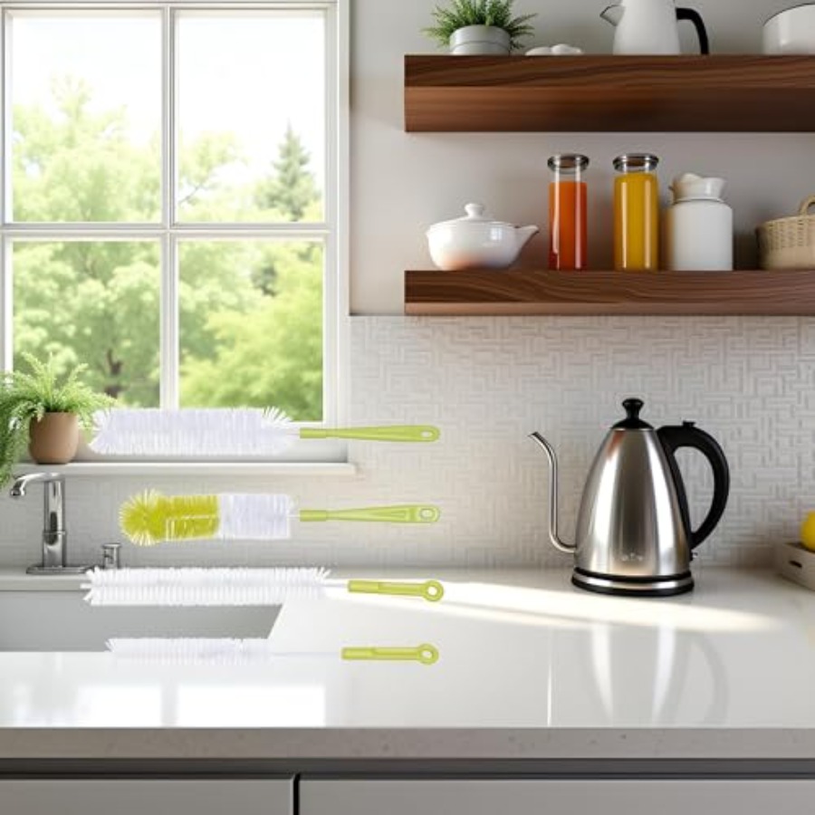 4 Pcs Bottle Cleaning Brush Se - مراجعة Coffee Tea Difference وسعره