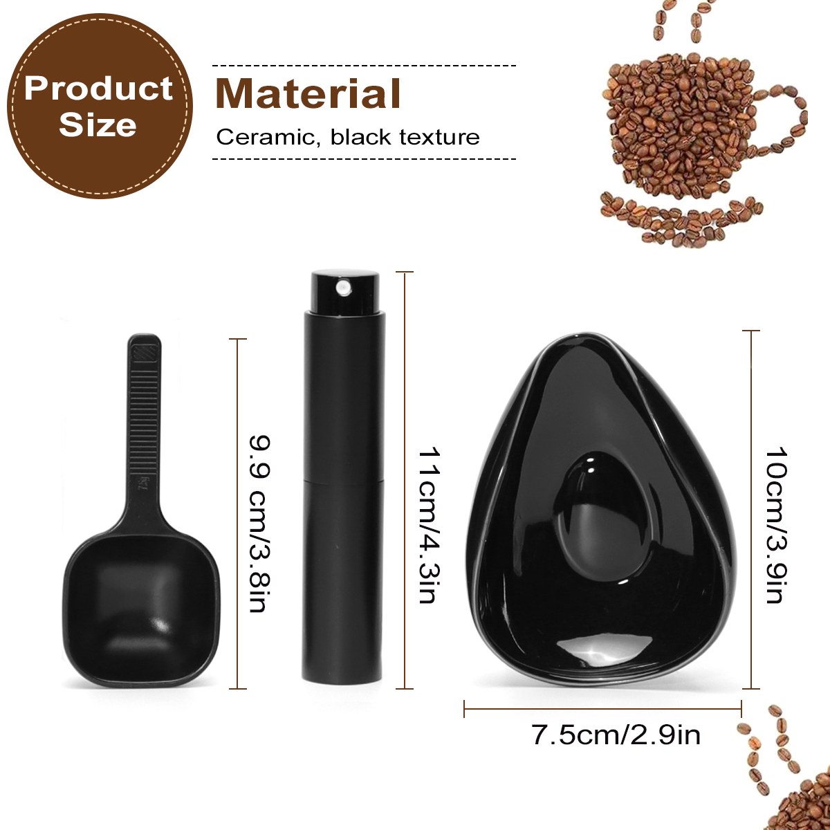 Leeseph Coffee Bean Dosing Cup - مراجعة Coffee Tea Set وسعره