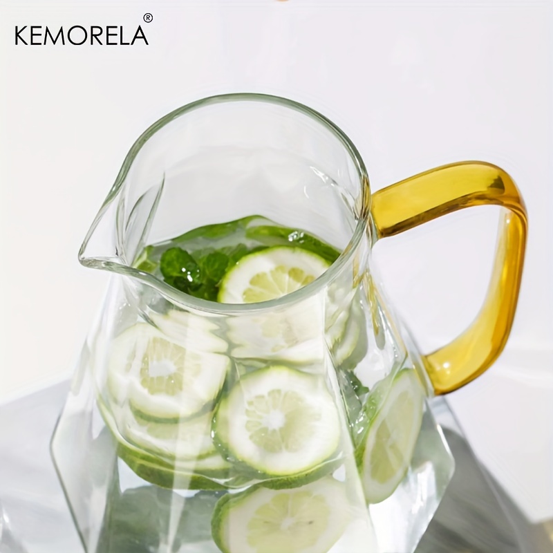 1PCS Diamond Texture Glass Tea - مراجعة Coffee Tea Water Heater وسعره