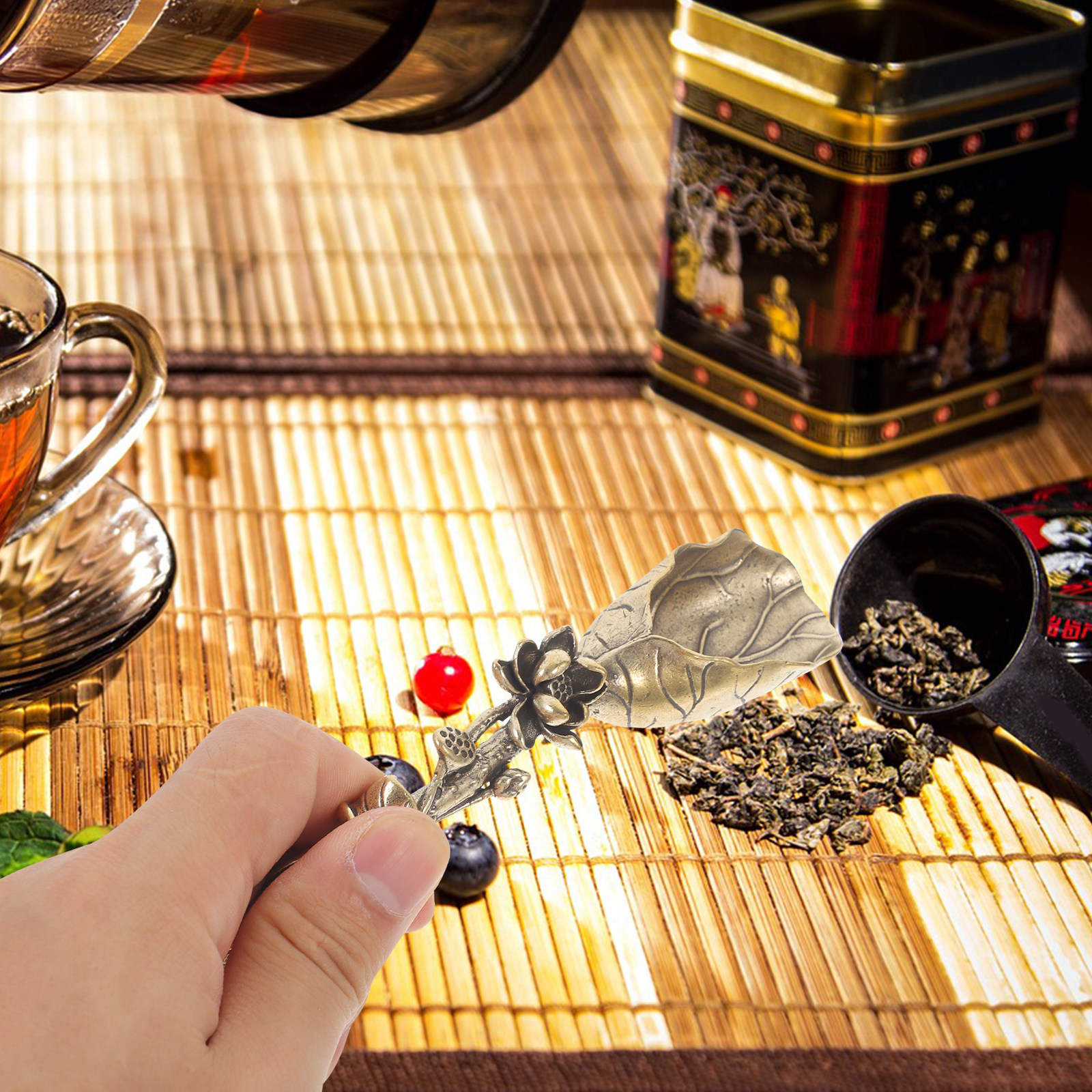 1Pcs Small Tea Scoop Mini Wood - مراجعة Coffee Tea House وسعره