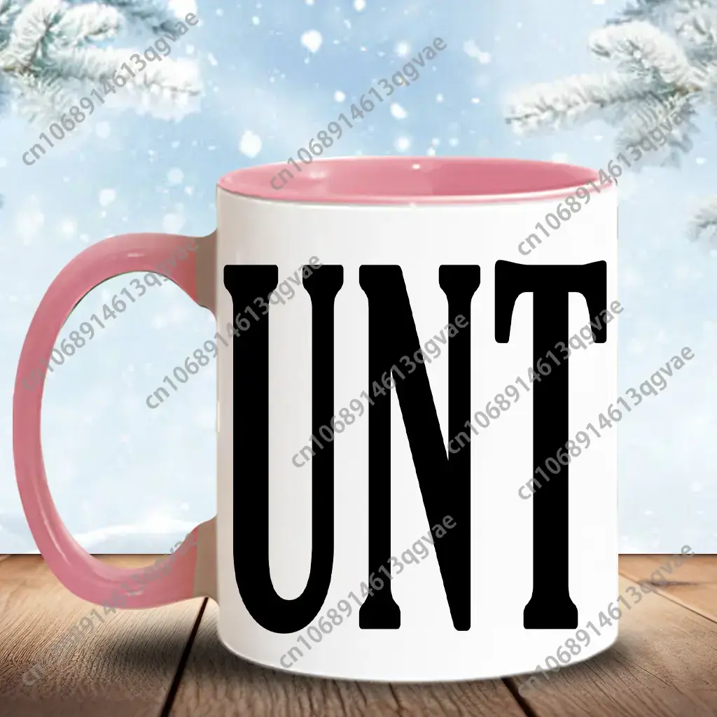 Funny UNT with handle Coffee M - مراجعة Coffee Tea Joke وسعره
