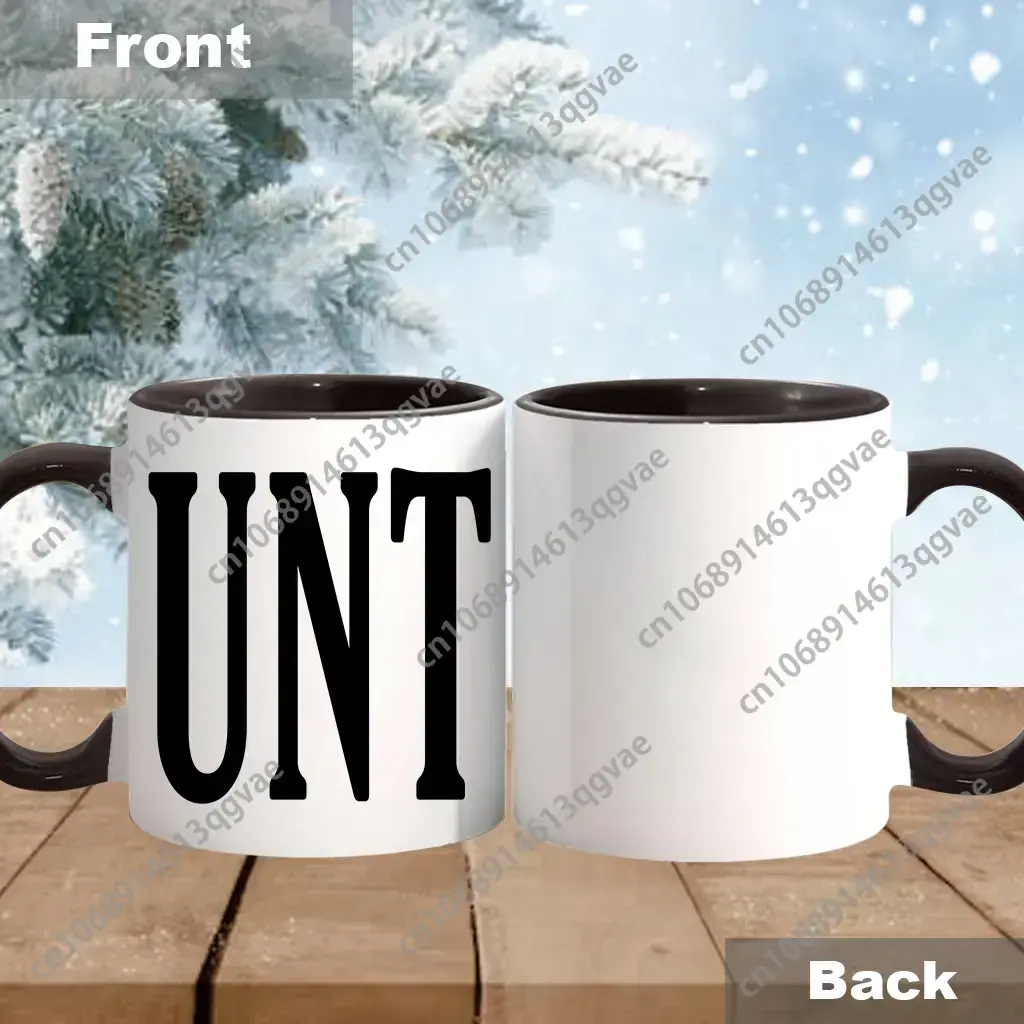 Funny UNT with handle Coffee M - مراجعة Coffee Tea Joke وسعره