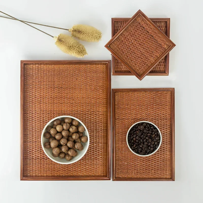 Thai Solid Wood Tray Japanese  - مراجعة Coffee Tea Thai وسعره