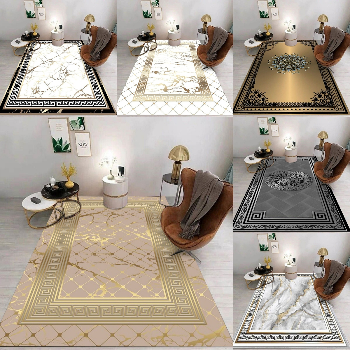 Modern Golden Luxury Carpet La - مراجعة Coffee Tea Lounge وسعره