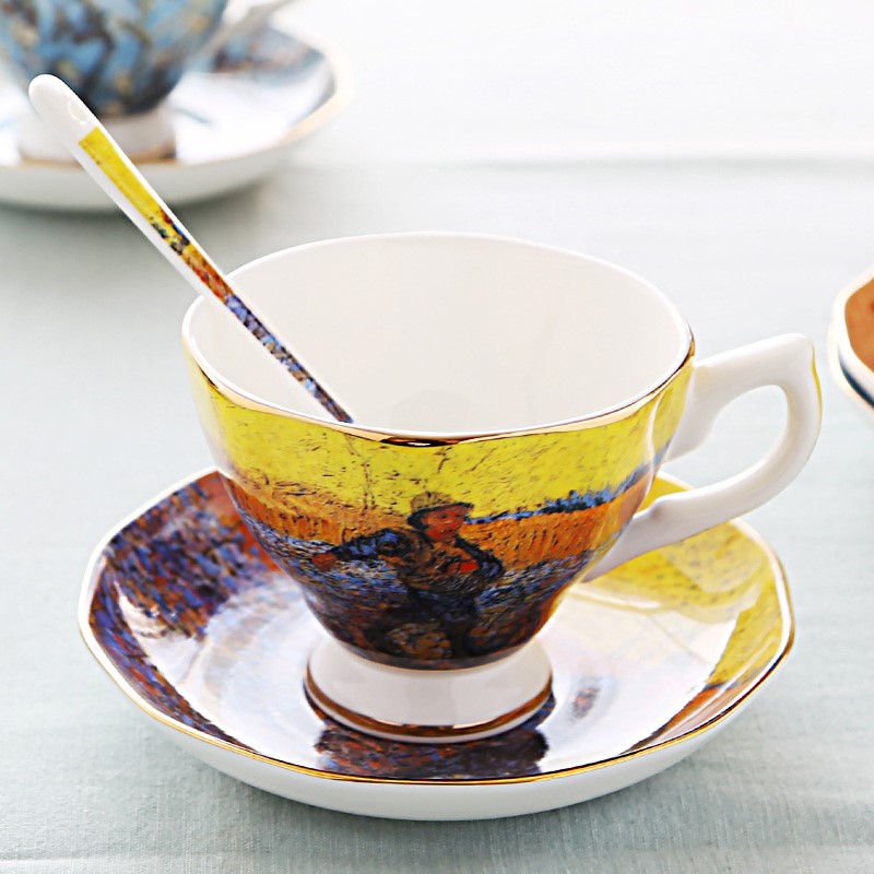Van Gogh Art Painting Coffee M - مراجعة Coffee Tea Van وسعره