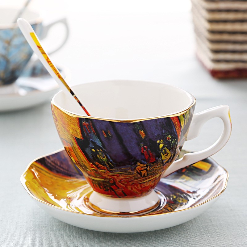 Van Gogh Art Painting Coffee M - مراجعة Coffee Tea Van وسعره