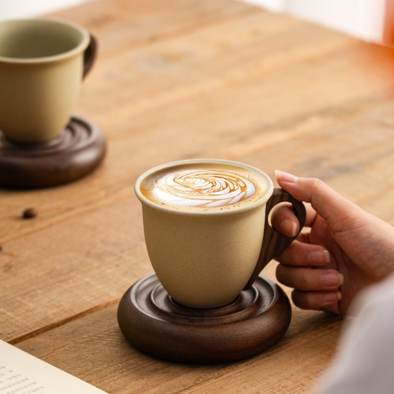 Creative Brown Ceramic and Woo - مراجعة Coffee Tea For Garden وسعره