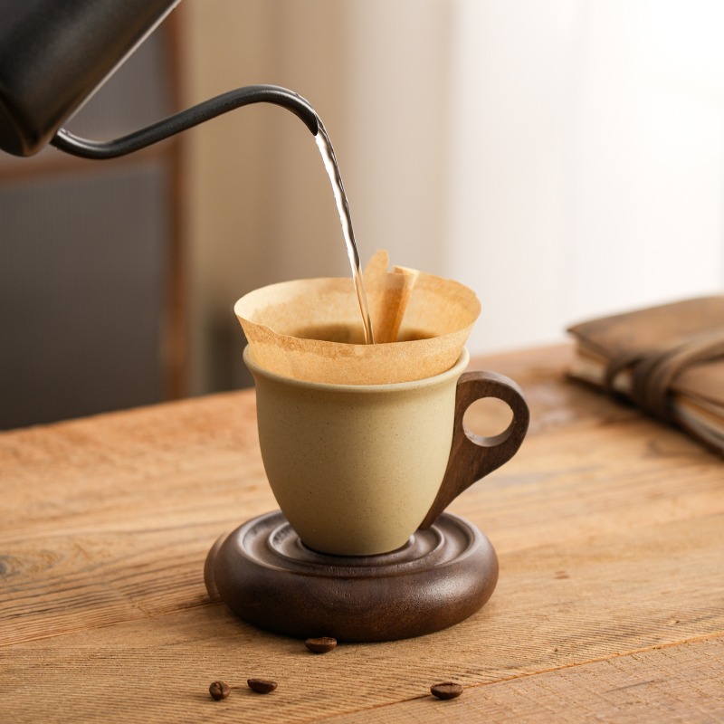Creative Brown Ceramic and Woo - مراجعة Coffee Tea For Garden وسعره