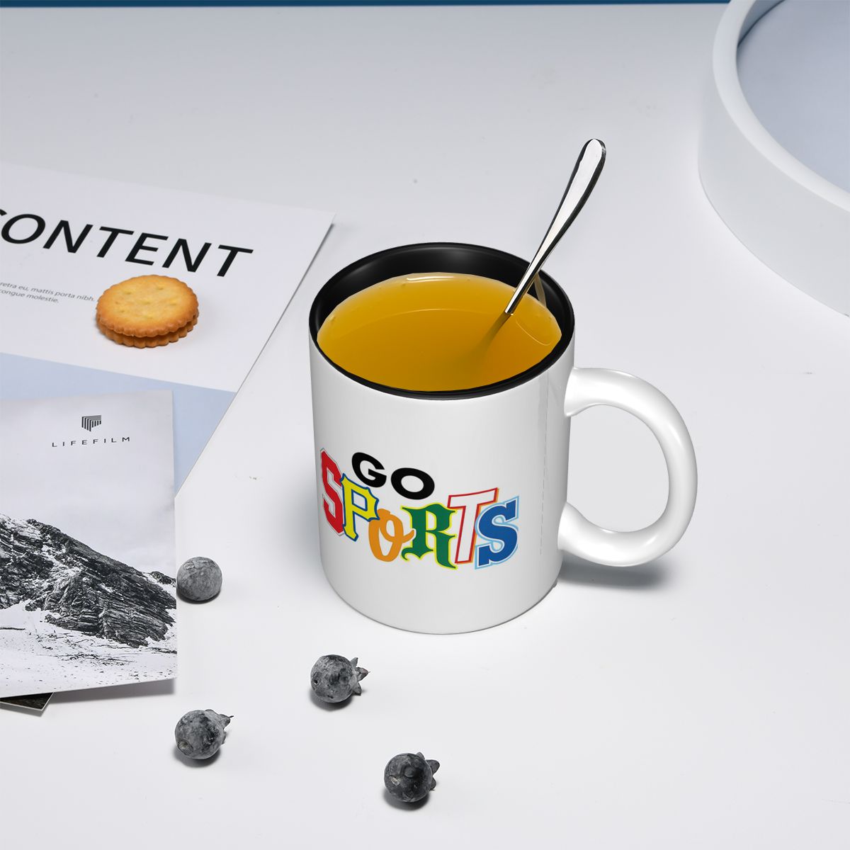 Go Sports Different Font Style - مراجعة Coffee Tea Difference وسعره
