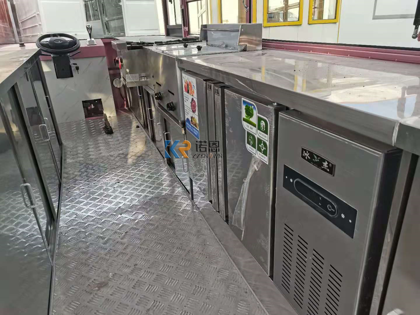 In Stock 4M Mobile Food Truck  - مراجعة Coffee Tea Van وسعره