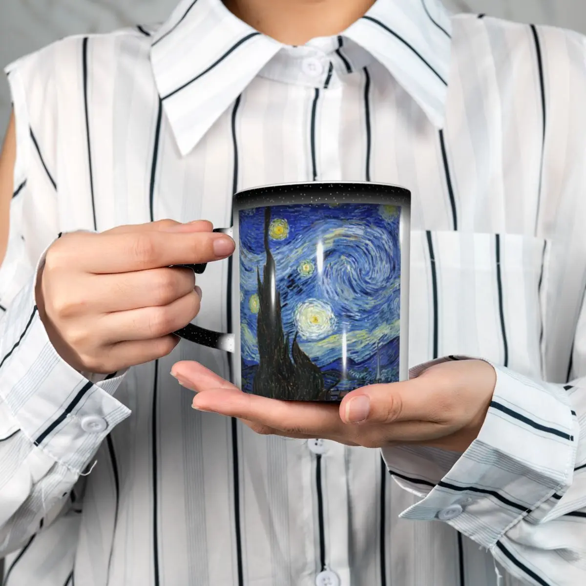 Van Gogh Mug Funny Ceramic Cof - مراجعة Coffee Tea Van وسعره