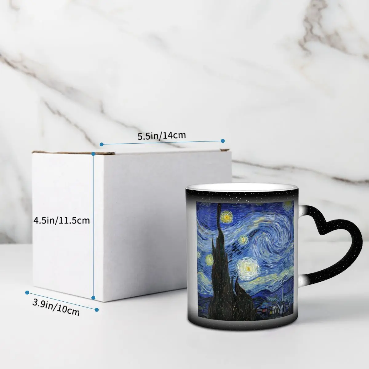 Van Gogh Mug Funny Ceramic Cof - مراجعة Coffee Tea Van وسعره