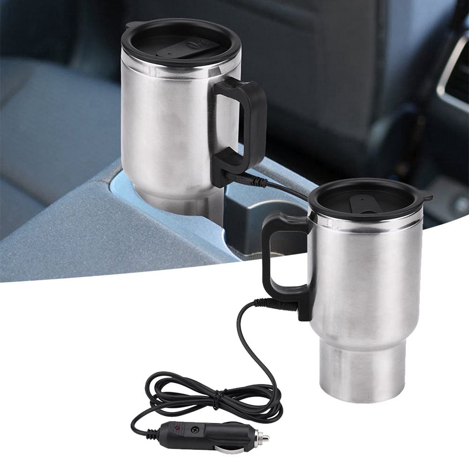 12V 450ml Electric Incar Stain - مراجعة Coffee Tea Exchange وسعره