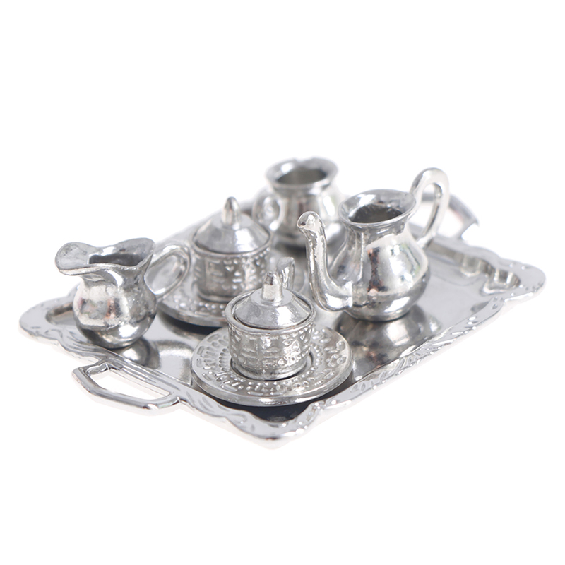 10pcs/Set 1/12 Dollhouse Minia - مراجعة Coffee Tea House وسعره