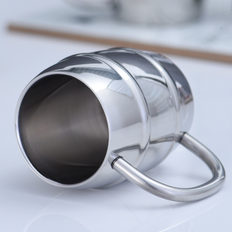 Stainless Steel Beer Cup Laser - مراجعة Coffee Tea Logo وسعره