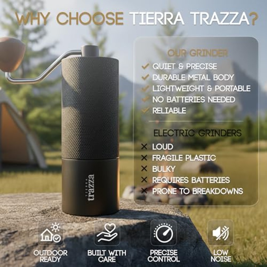 Manual Coffee Grinder, Conical - مراجعة Coffee & Tea Restaurant وسعره