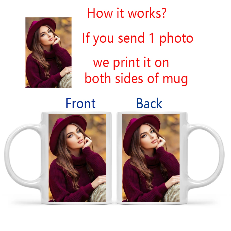 Personalized Your Photo Mug, C - مراجعة Coffee Tea Logo وسعره