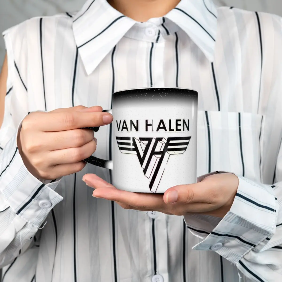 Van Halen 5150 Logo Mug Funny  - مراجعة Coffee Tea Van وسعره