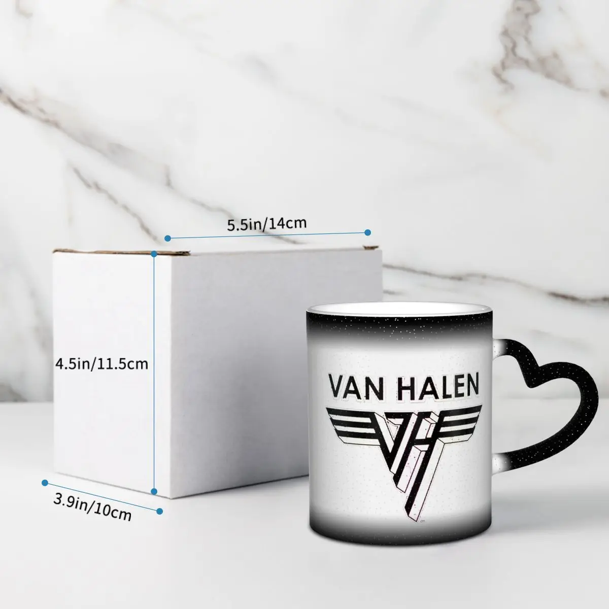 Van Halen 5150 Logo Mug Funny  - مراجعة Coffee Tea Van وسعره