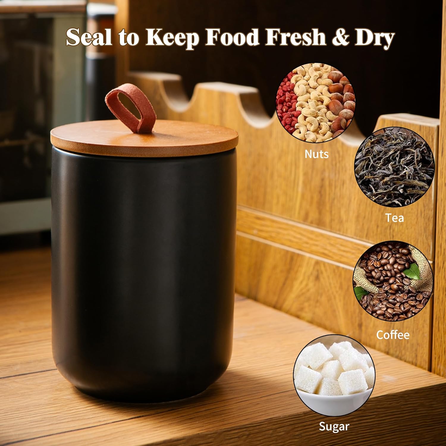 Ceramic Canister Set (30 oz, 4 - مراجعة Coffee Tea Set وسعره