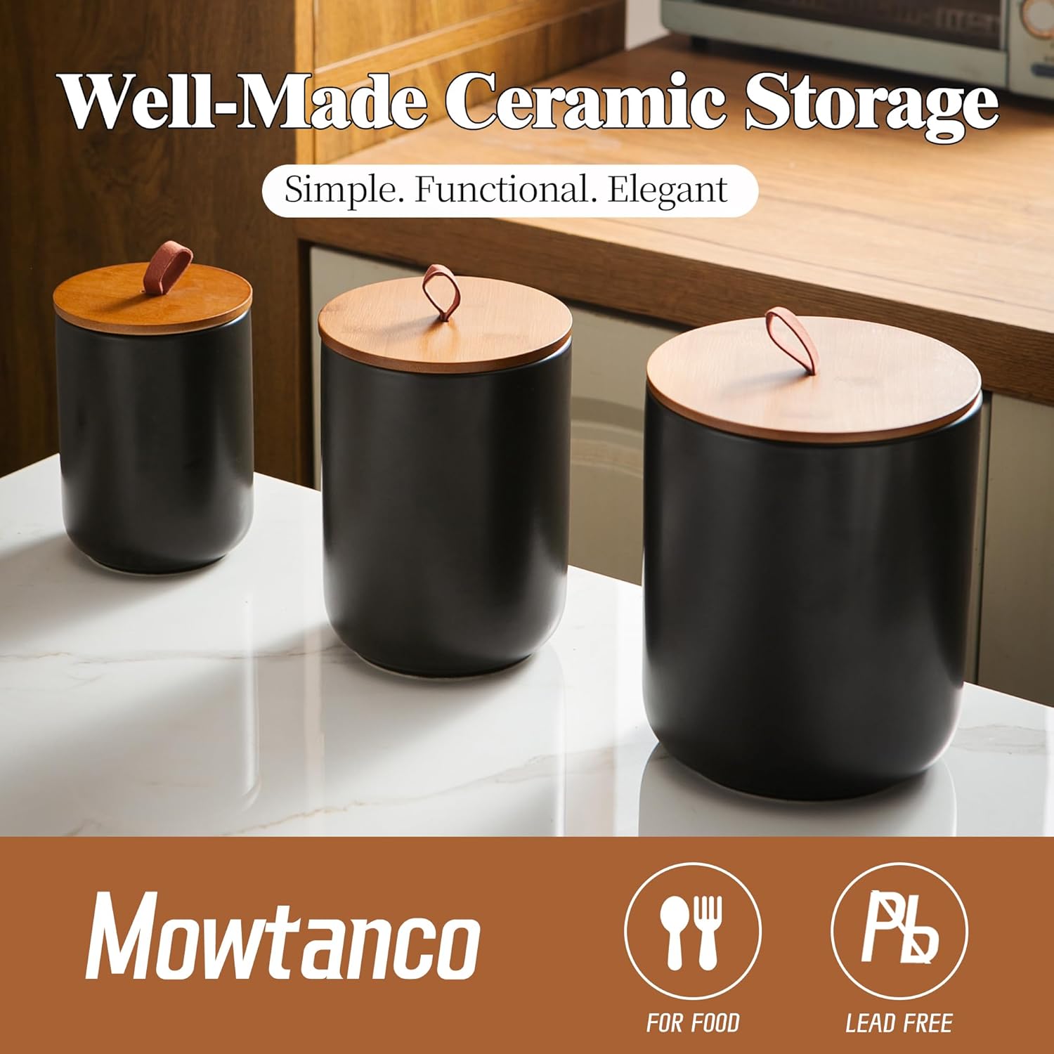 Ceramic Canister Set (30 oz, 4 - مراجعة Coffee Tea Set وسعره