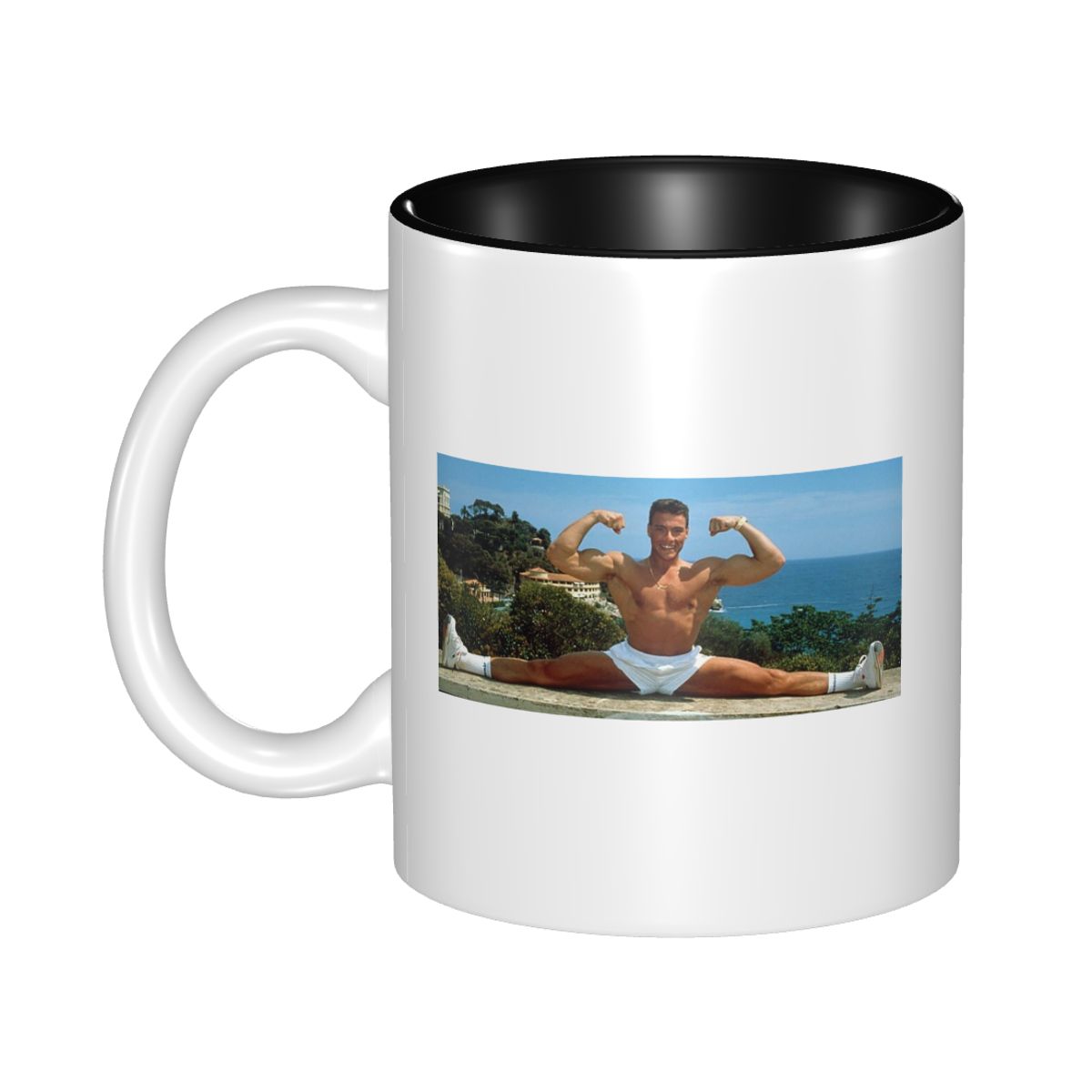 Jean Claude Van Damme Splits M - مراجعة Coffee Tea Van وسعره