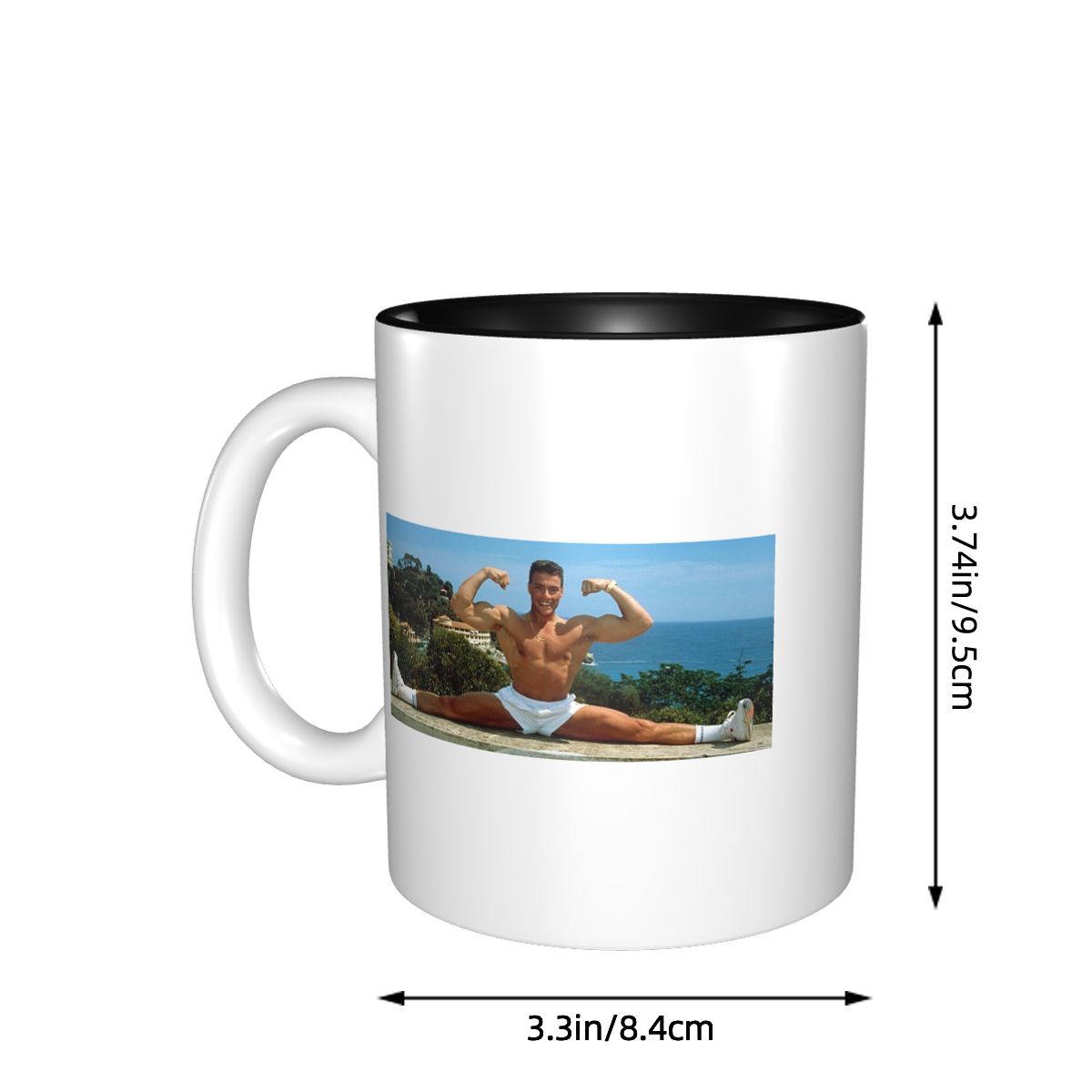 Jean Claude Van Damme Splits M - مراجعة Coffee Tea Van وسعره