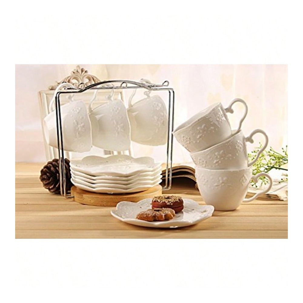 White Porcelain 5OZ Tea Cup An - مراجعة Morning Tea Coffee وسعره