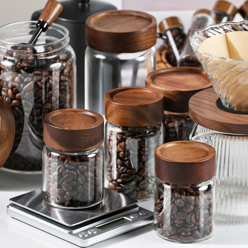 Coffee Beans Storage Container - مراجعة Coffee Tea Set وسعره