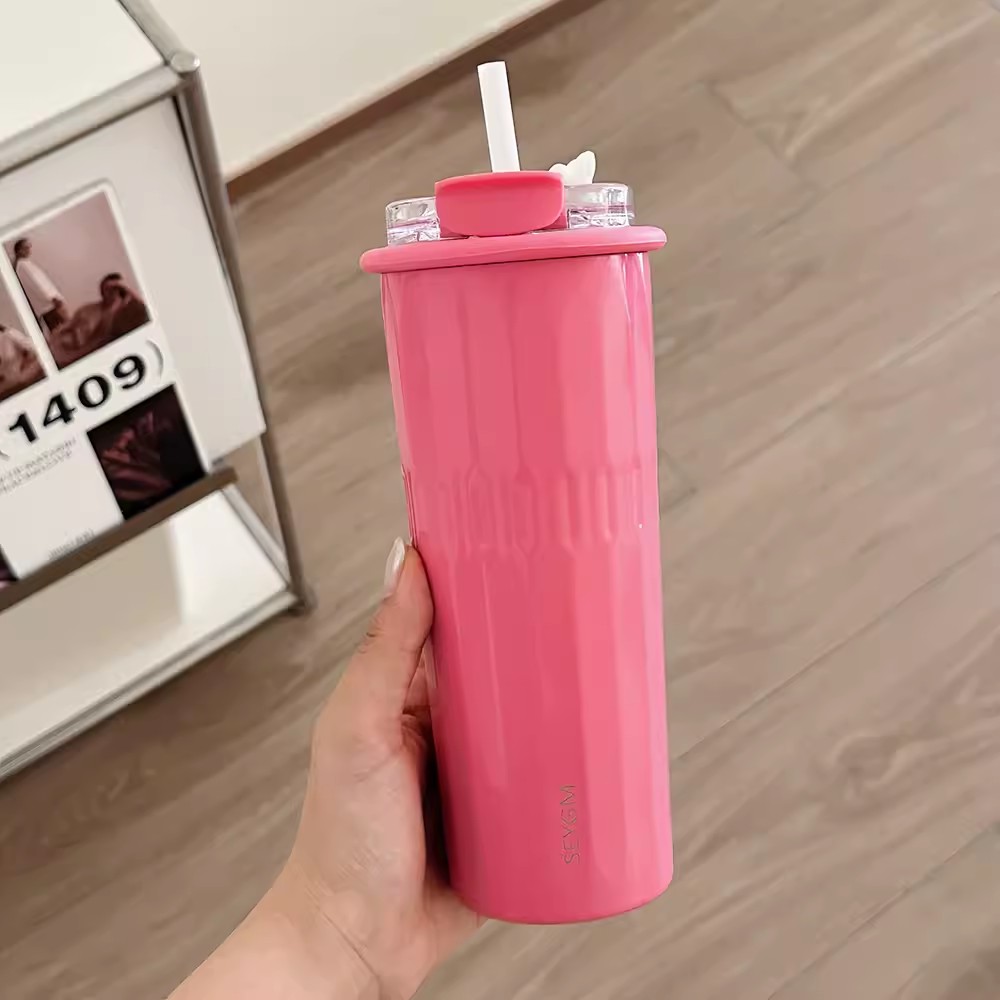500ml Cute Tumbler Cups With S - مراجعة Coffee Tea Exchange وسعره