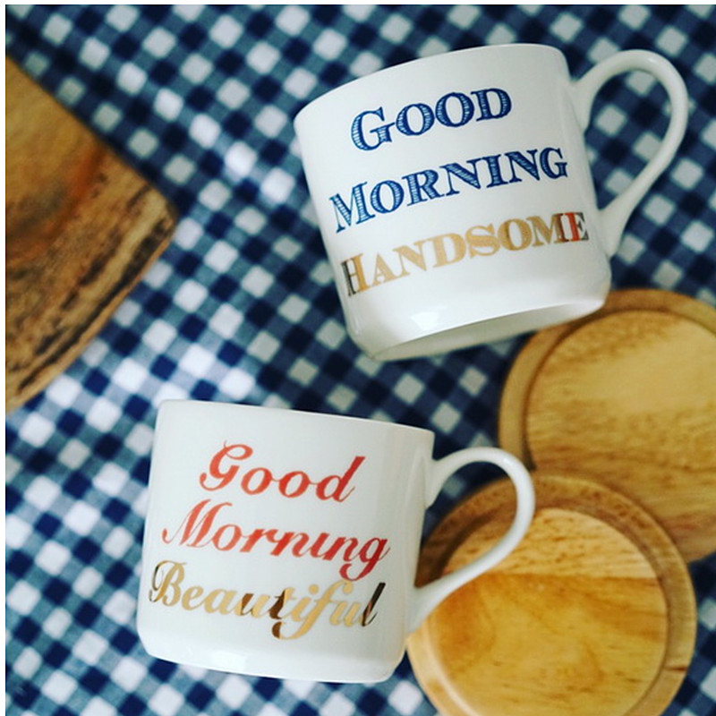 Ele Morning Tea Couple Mugs We - مراجعة Morning Tea Coffee وسعره