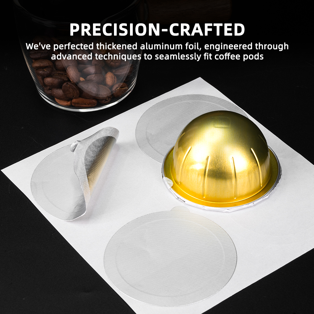 100PCS Self-adhesive Aluminum  - مراجعة Coffee Tea Difference وسعره