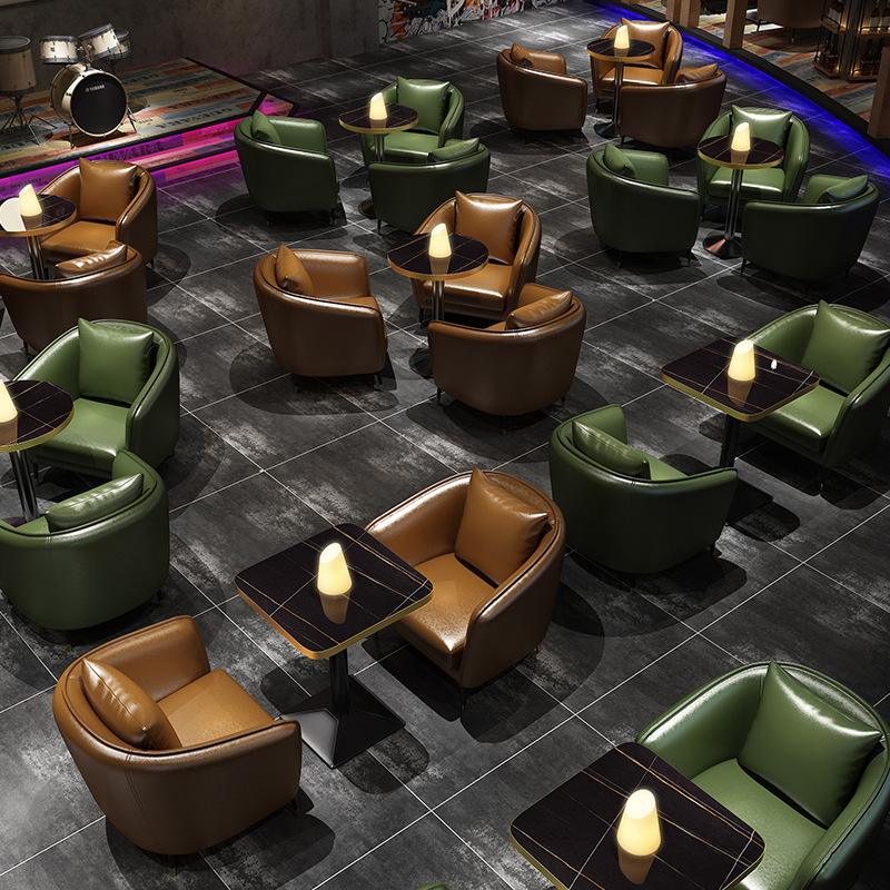 Retro Bar Double Sofa Booth, M - مراجعة Coffee Tea Lounge وسعره