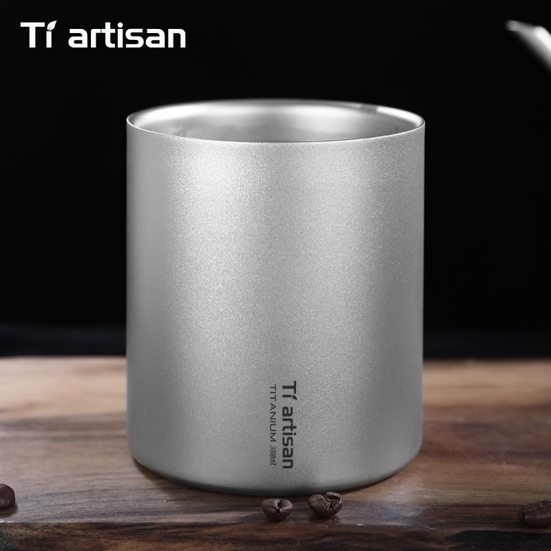 Tiartisan 380ml Titanium Handl - مراجعة Coffee Tea Game وسعره