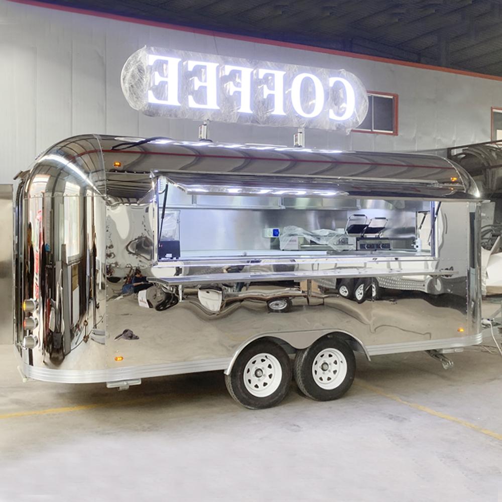 Street Vending Food Trailer Cu - مراجعة Coffee Tea Van وسعره