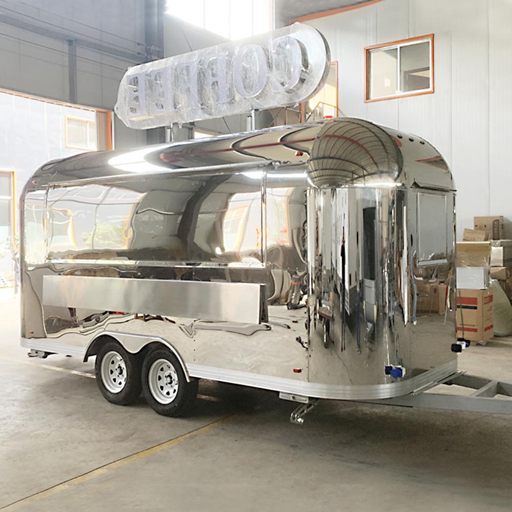 Street Vending Food Trailer Cu - مراجعة Coffee Tea Van وسعره