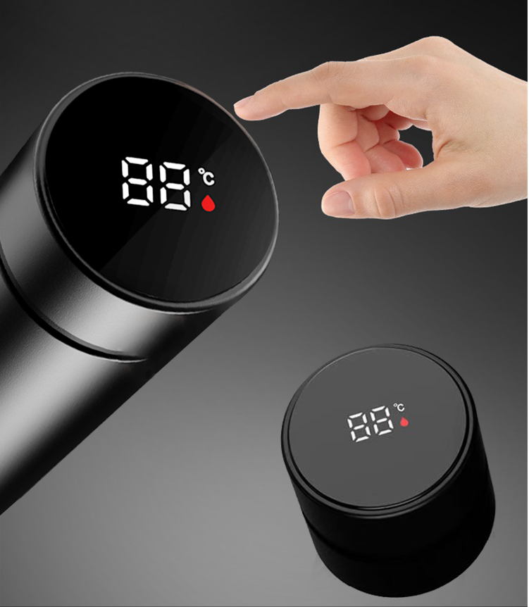 500ml Intelligent Car Thermos  - مراجعة Coffee Tea Van وسعره